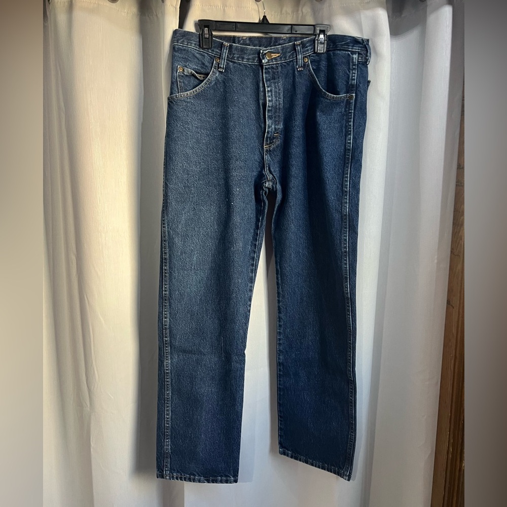 Wrangler Authentic Jeans Blue Denim 36x32